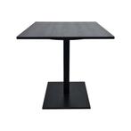 Complete horeca tafels, bistro melamine tafel zwart.  583, 50 tot 100 cm, Rond, Nieuw, 50 tot 100 cm