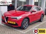 Alfa Romeo Stelvio 2.0 T AWD Q4 SUPER AUT. Leder | Dodehoeks, Auto's, Alfa Romeo, Automaat, 12 maanden, Euro 6, 4 cilinders