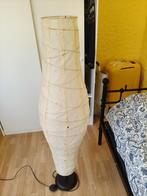 Tall Floor Lamp with Paper Shade, Ophalen of Verzenden, Metaal, Modern, 100 tot 150 cm