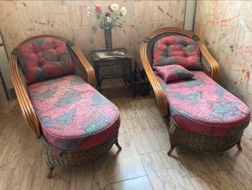 Set american wicker meubels beschikbaar voor biedingen