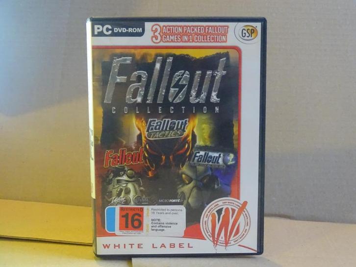 Fallout Collection PC, Spelcomputers en Games, Games | Pc, Zo goed als nieuw, Avontuur en Actie, 1 speler, Vanaf 18 jaar, Ophalen of Verzenden