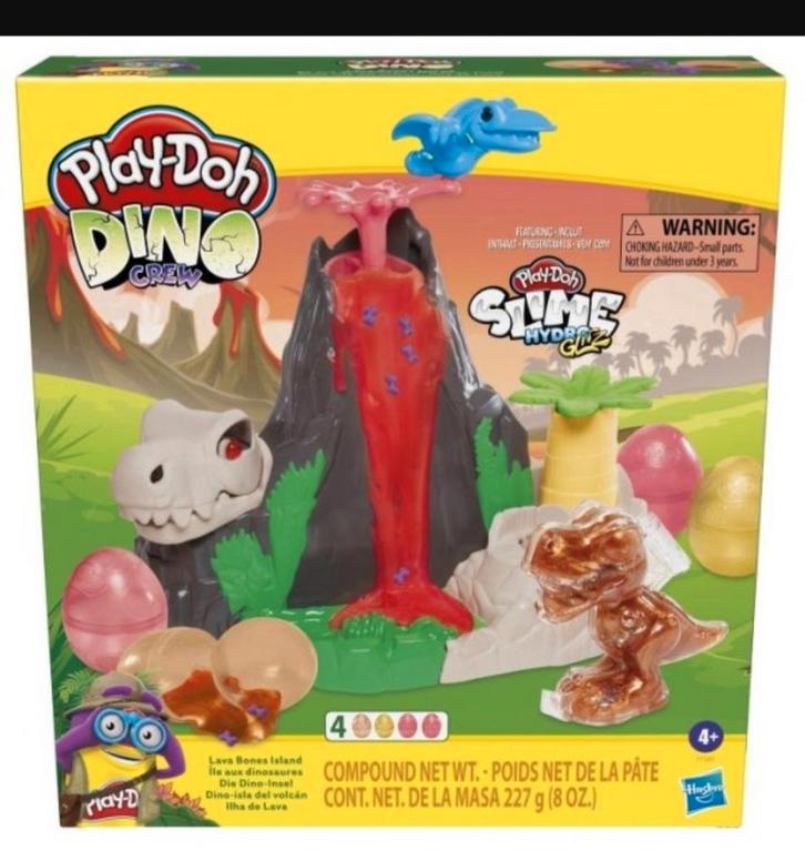 Play-Doh Dino Crew Vulkaan Speelset met Slijm, Kinderen en Baby's, Speelgoed | Overig, Nieuw, Jongen of Meisje, Ophalen of Verzenden