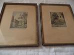 etsjes ets rothenburg duitsland tauber claus böhmer antiek, Antiek en Kunst, Kunst | Etsen en Gravures, Ophalen of Verzenden