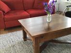 salontafel,81x101x 49, vruchtenhout, Huis en Inrichting, Tafels | Salontafels, Ophalen, Gebruikt, 100 tot 150 cm, Vierkant