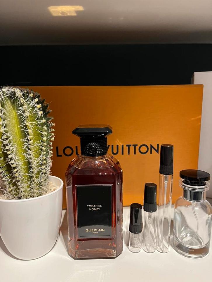 Guerlain tobacco honey sample, Sieraden, Tassen en Uiterlijk, Uiterlijk | Parfum, Zo goed als nieuw, Ophalen of Verzenden