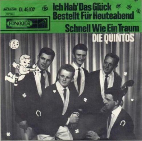 Die Quintos - Ich hab' das Glück bestellt /Schnell wie ein, Cd's en Dvd's, Vinyl | Nederlandstalig, Gebruikt, Levenslied of Smartlap