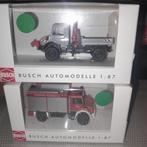 Busch Automodelle 1:87 - 4 Modellen - Nieuw in Verpakking, Ophalen of Verzenden, Nieuw, Bus of Vrachtwagen, Overige merken