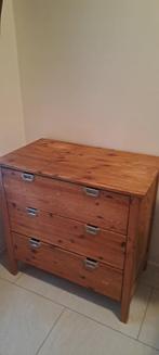 Stevige houten kastje/ commode te koop aangeboden, Ophalen, Gebruikt, 50 tot 100 cm, 3 of 4 laden