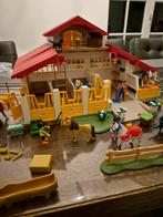 Manege playmobil,  paardenstal, Ophalen of Verzenden, Zo goed als nieuw