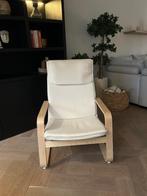 Stoel met armleuning IKEA, Huis en Inrichting, Stoelen, Ophalen, Gebruikt, Wit, Eén