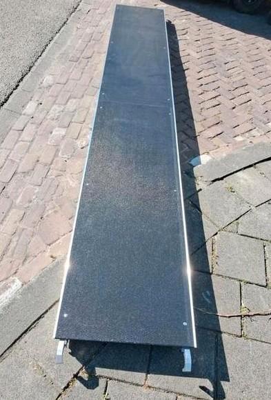 Nieuwe 4 meter vloeren houten deks of Fiberdeck lichtgewicht, Doe-het-zelf en Verbouw, Steigers, Nieuw, Rolsteiger of Kamersteiger
