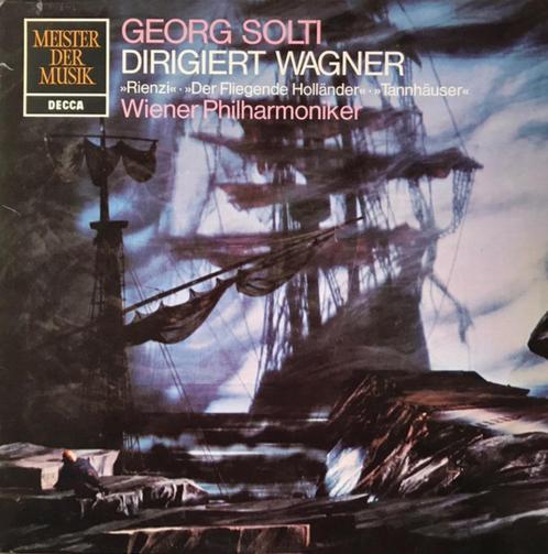 LP - WAGNER - Wiener Philharmoniker, Georg Solti, Cd's en Dvd's, Vinyl | Klassiek, Zo goed als nieuw, Romantiek, Opera of Operette