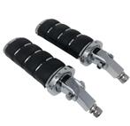 Voetsteunen set voor de valbeugel "Air" Chroom - Universeel, Motoren, Accessoires | Overige, Ophalen of Verzenden, Nieuw