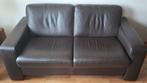 Lederen tweezitsbank, Ophalen, Gebruikt, 150 tot 200 cm, Tweepersoons