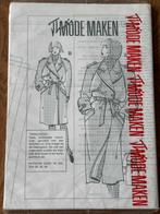 Patroon trenchcoat, Vintage jaren 80, Hobby en Vrije tijd, Kledingpatronen, Overige merken, Overige typen, Vrouw, Nieuw
