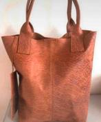 Cognac leren tas met portemonee Nieuw!, Ophalen of Verzenden, Nieuw, Bruin