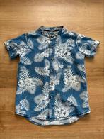 Overhemd blauw palmbomen maat 104, Kinderen en Baby's, Kinderkleding | Maat 104, Ophalen of Verzenden