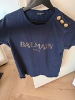 Balmain Top Maat S, Blauw, Ophalen of Verzenden, Zo goed als nieuw, Korte mouw