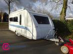 Adria Adiva 543 UL Enkele Bedden +Mover+Vaste Luifel, Caravans en Kamperen, 7 tot 8 meter, Bedrijf, Schokbreker, Adria