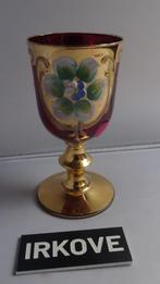 LIKEURGLAS MURANO * MET GOUD OP VOET * Gaaf *, Verzamelen, Glas en Borrelglaasjes, Verzenden, Zo goed als nieuw, Borrel- of Shotglas