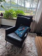 Montis Fauteuil - Zwart Leer - Gebruikt, Ophalen of Verzenden