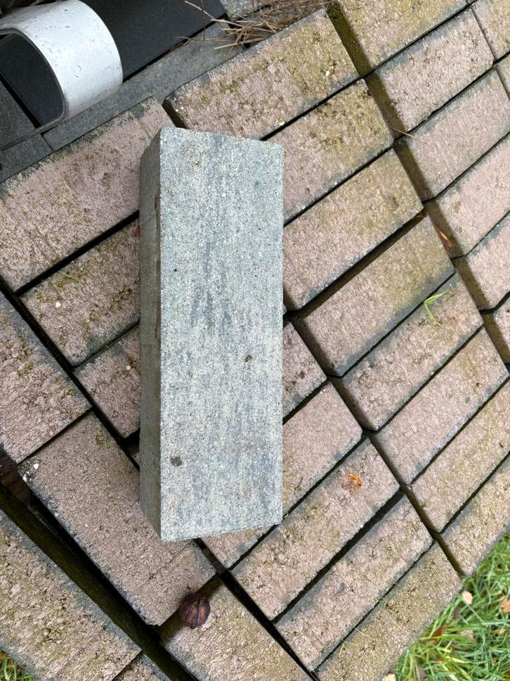 Beton klinker 33-11 cm  met patroon. +-7 m2, Tuin en Terras, Tegels en Klinkers, Zo goed als nieuw, Klinkers, Beton, Ophalen