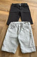 Jeans korte broek/shorts grijs/ donkergrijs maat 140, Ophalen of Verzenden, Zo goed als nieuw, Jongen, Broek