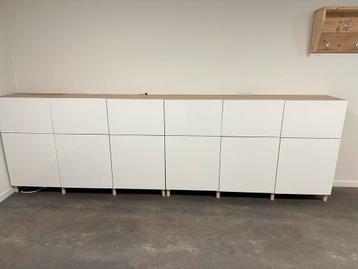 IKEA Besta Kastcombinatie - 360cm breed! Zo goed als nieuw beschikbaar voor biedingen