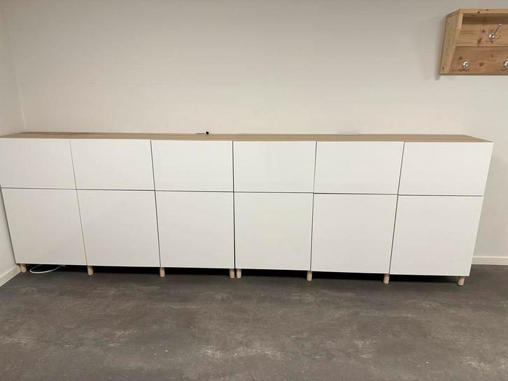 IKEA Besta Kastcombinatie - 360cm breed! Zo goed als nieuw, Huis en Inrichting, Kasten | Dressoirs, Gebruikt, 200 cm of meer, 25 tot 50 cm