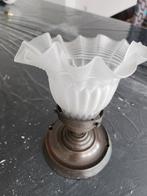 Antieke plafondlampje, Ophalen of Verzenden, Koper of Brons