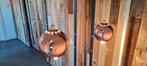 2 Deense Frandsen lighting type 1374 multi ball
pedant roze, Huis en Inrichting, Lampen | Hanglampen, Gebruikt, Ophalen of Verzenden