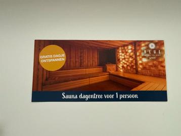 Sauna voucher beschikbaar voor biedingen