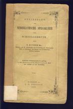 Nederlandsche Spraakleer; G. Kuyper; 1866, Antiek en Kunst, Verzenden