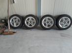 Te koop keurig nette Mercedes  velgen met winterbanden., Velg(en), 16 inch, 205 mm, Winterbanden