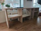 Houten Dressoir/Bank met White Wash, Ophalen