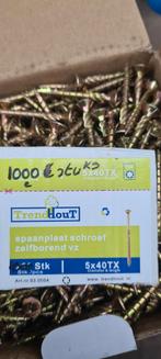 Spaanplaatschroeven 5x40 TX25 - Nieuw, Doe-het-zelf en Verbouw, IJzerwaren en Bevestigingsmiddelen, Ophalen of Verzenden, Nieuw