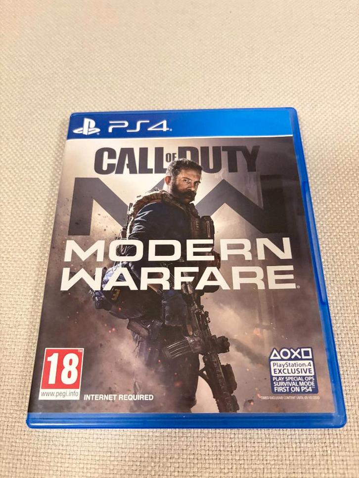 Call of Duty Modern Warfare 2018 PS4, Spelcomputers en Games, Games | Sony PlayStation 4, Zo goed als nieuw, Shooter, 3 spelers of meer