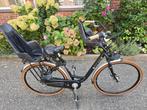 Zeer mooie nagekeken rivel valencia mamafiets 52cm 3v., 2 zitjes, Gebruikt, 50 tot 53 cm, Dubbele standaard