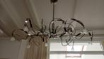 Hanglamp RVS Spiraal, Ophalen, Zo goed als nieuw, Glas, Modern