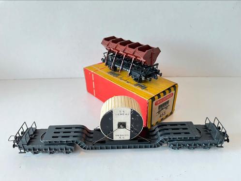 Trix Express kabelrol kuilwagen & vuilstort wagon, Hobby en Vrije tijd, Modeltreinen | H0, Gebruikt, Wagon, Gelijkstroom, Trix
