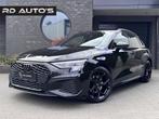 Audi A3 Sportback 35 TFSI S-Line Black Edition Led Carplay V, 4 cilinders, 150 pk, Leder en Stof, Zwart