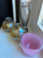 Dutz design vaas waxinelichthouder, Gebruikt, Overige kleuren, Ophalen of Verzenden, Glas
