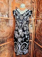 YatvaVintage: YV4435: Vintage 70's/80's Frank Usher Dress, Maat 38/40 (M), Zwart, Ophalen of Verzenden, Frank Usher