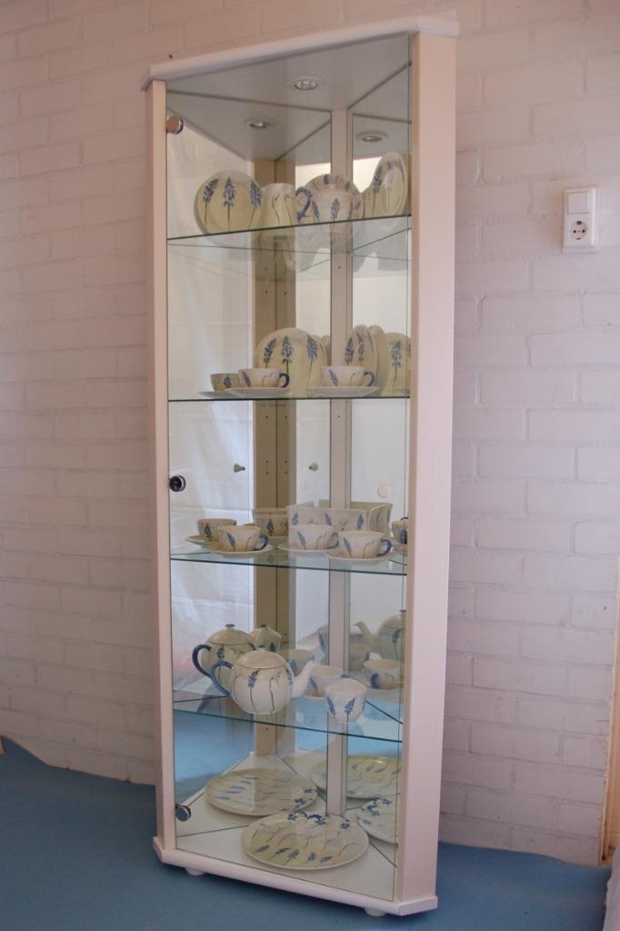 Een robuuste driehoekige spiegelkast, Huis en Inrichting, Kasten | Vitrinekasten, Gebruikt, 150 tot 200 cm, Minder dan 50 cm, 25 tot 50 cm