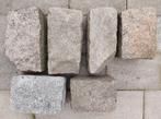 6 zware, rechthoekige granieten kantstenen, Ophalen, Zo goed als nieuw, Natuursteen, Overige typen