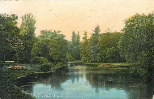 (301-112-033) Rotterdam Park, Verzamelen, Ansichtkaarten | Nederland, Zuid-Holland, Verzenden