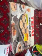Pannekoek 6 set tefal, Witgoed en Apparatuur, Contactgrills, Ophalen of Verzenden, Zo goed als nieuw