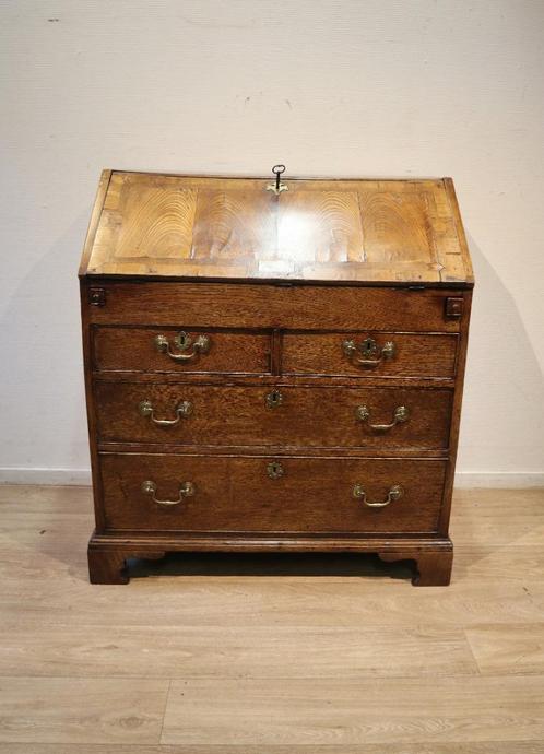 Antieke Engelse secretaire, 18e eeuw, Antiek en Kunst, Antiek | Meubels | Tafels, Ophalen of Verzenden