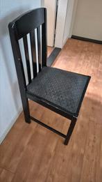 2 vintage stoelen gratis ophalen, Huis en Inrichting, Stoelen, Ophalen, Gebruikt, Twee, Zwart