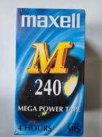 EMPTY TAPE MAXELL 240 MIN 4 HRS (3 TAPES) (IN SEAL) (VHS), Alle leeftijden, Ophalen of Verzenden, Zo goed als nieuw, Overige genres
